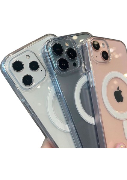 iPhone 14 Şeffaf Magsafe Kılıf