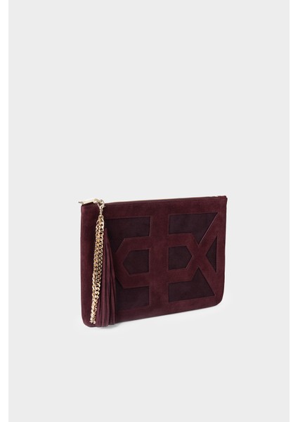 AÇELYAOKCU Premium Comet Handbag Hakiki Deri Portföy Clutch Çanta