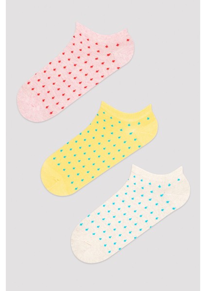 Basic Dot Design 3lü Patik Çorap
