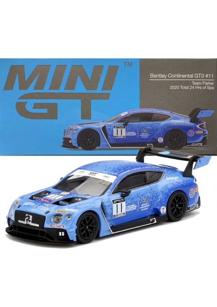 1:64 Bentley Continental Gt3 #11 2020 Total 24 Hrs Of Spa