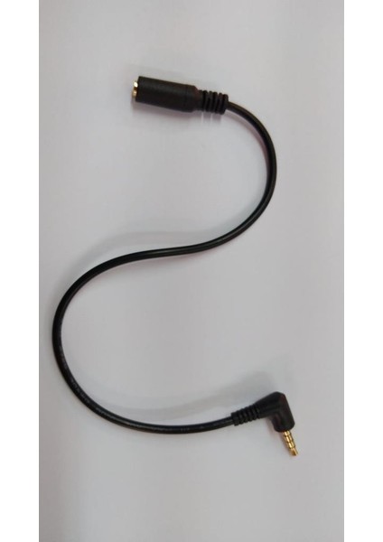 3.5 mm Stereo 4 Boğumlu (Trrs) 90 Derece Uzatma Kablosu 20 cm modelleri