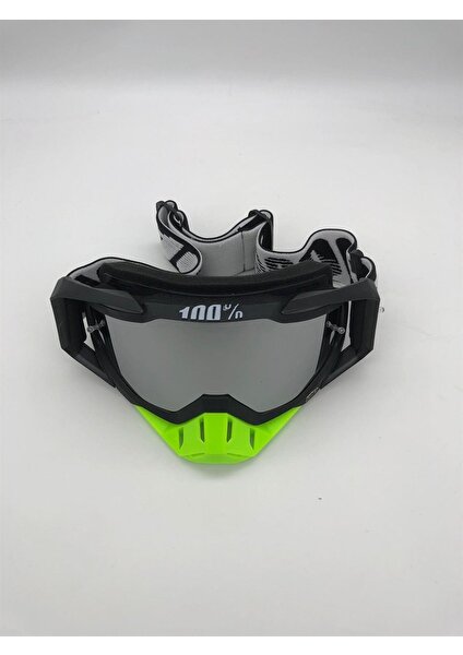 %100 Racecraft Replika Siyah Goggle