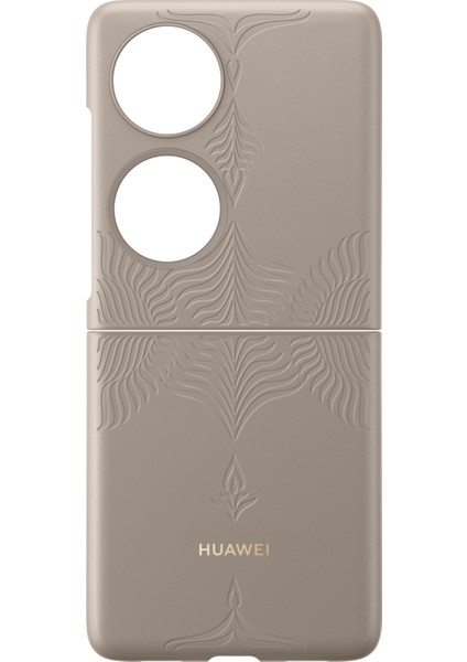 Huaweı P50 Pocket Pu Kılıf - Premium Gri