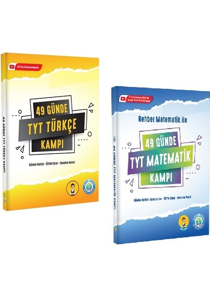 49 Günde TYT Türkçe ve Matematik Kampı (Ciltli)