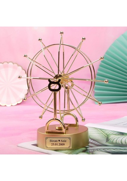 Newton Metal Dönme Dolap Denge Topu