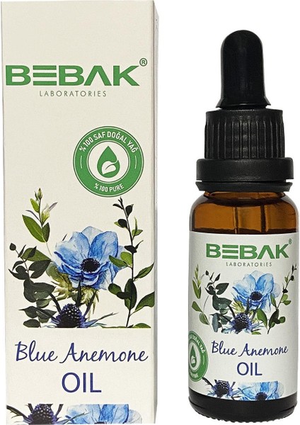 %100 Saf ve Doğal Soğuk Sıkım Mavi Anemon Yağı 20 ml