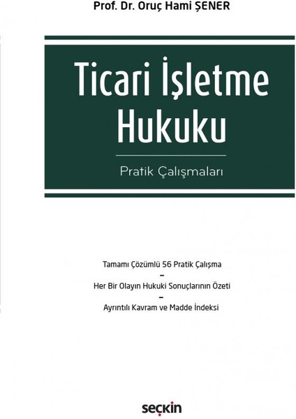 Ticari Işletme Hukuku Pratik Çalışmaları