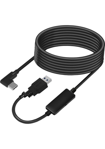 USB - USB C Kablosu /2 Dayanıklı Siyah Için Yüksek Hızlı Veri Aktarımı