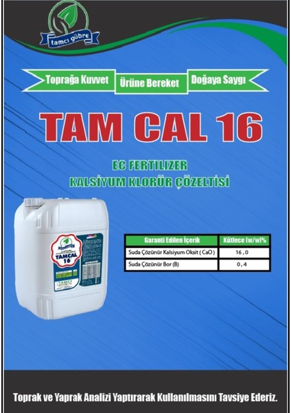 Tamcı - Tamcal 16 | 1LT Sıvı Kalsiyum