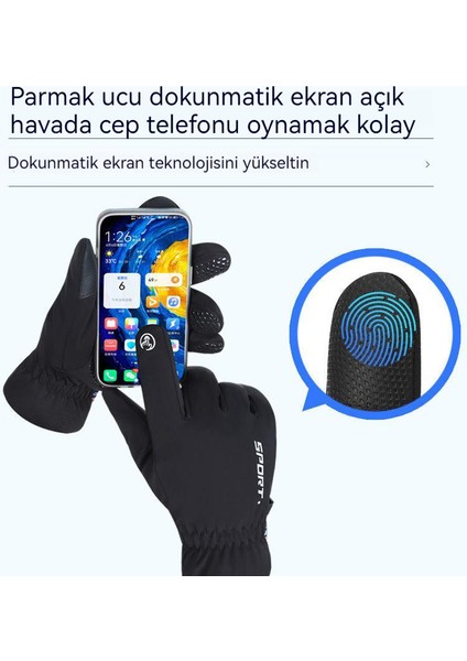 Budan Şiir Kadife Kalınlaşmış Açık Su Geçirmez Eldiven (Yurt Dışından) modelleri