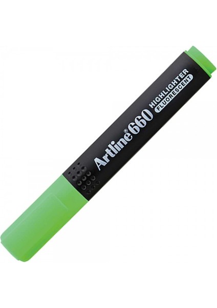 : 660 Kesik Uç Fosforlu Kalem : 1,0 - 4,0 mm : Fosforlu Yeşil