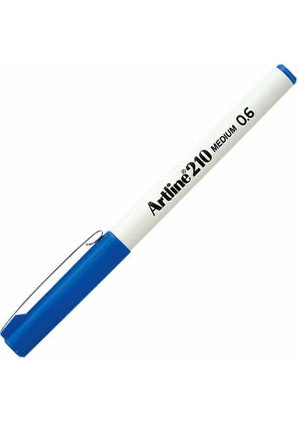 : 210N Keçe Uçlu Yazı Kalemi : 0,6 mm : Mavi