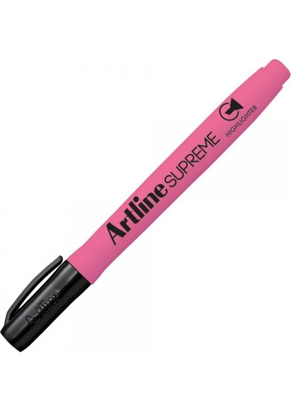 : Supreme Fosforlu Kalem : 4,0 mm : Pembe