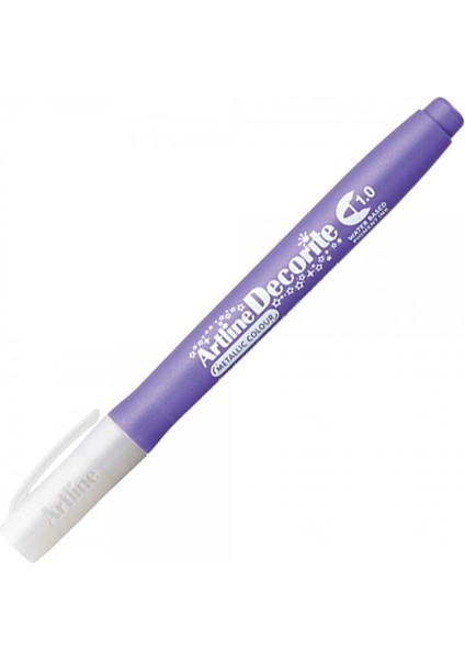: Decorite Coloring Marker Boyama Kalemi : 1,0 mm : Metalik Mor