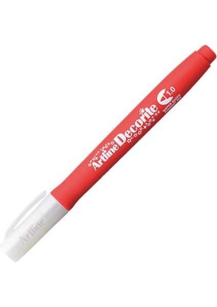 : Decorite Coloring Marker Boyama Kalemi : 1,0 mm : Metalik Kırmızı