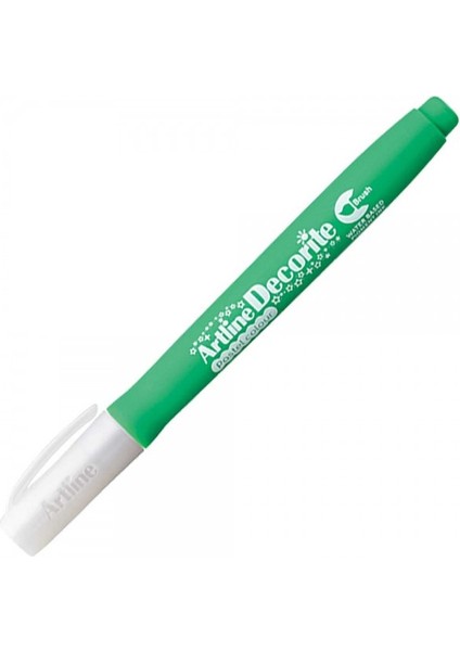 : Decorite Brush Marker Esnek Uçlu Fırça Kalem : Pastel Yeşil