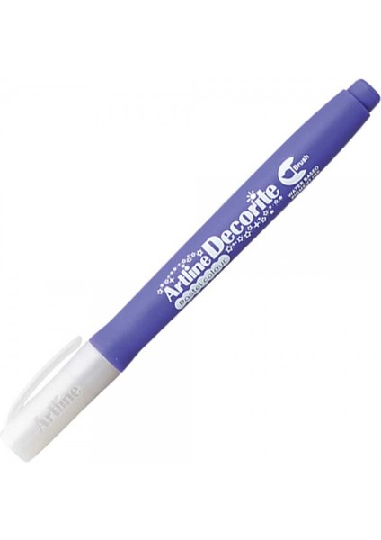 : Decorite Brush Marker Esnek Uçlu Fırça Kalem : Pastel Mor