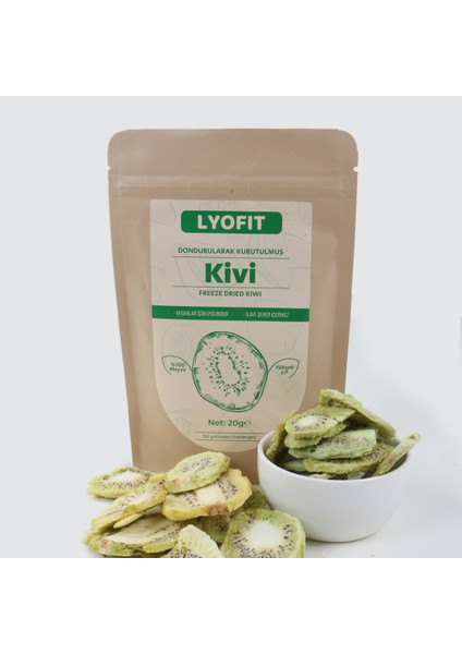 Freeze-Dried Kivi (20 gr)