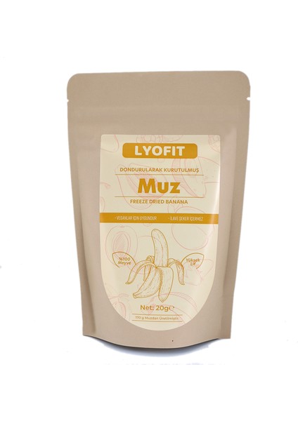 Muz (Freeze-Dried) 20 gr (2'li paket) fiyatları