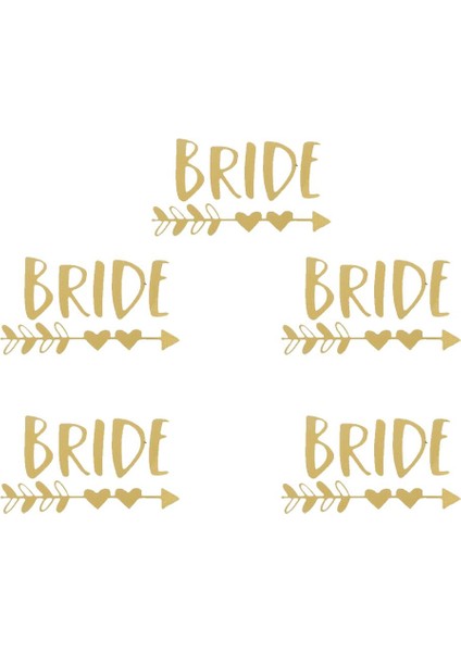 Bride Altın (Gold) Dövme - 5 Adet