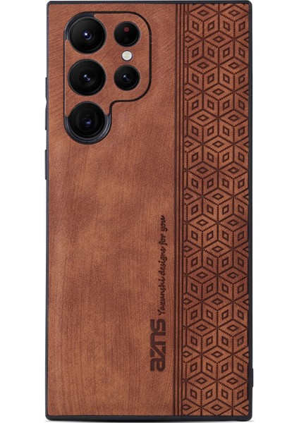 Samsung Galaxy S22 Ultra 5g Için 3D Kabartmalı Telefon Kılıfı - Mor (Yurt Dışından)