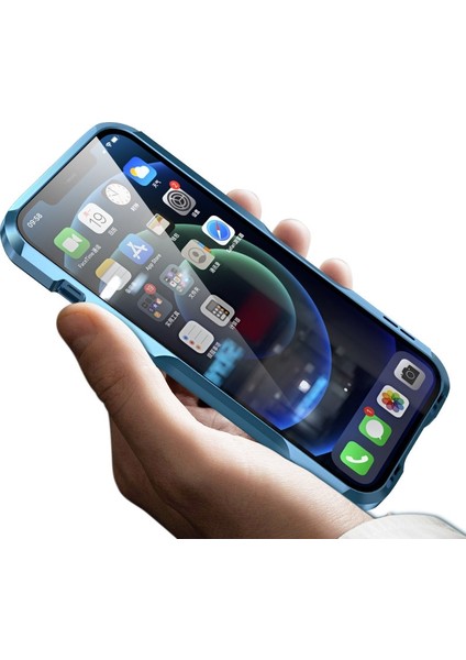iPhone 12 Mini Için Manyetik Tutuculu Telefon Kılıfı - Gümüş (Yurt Dışından) modelleri