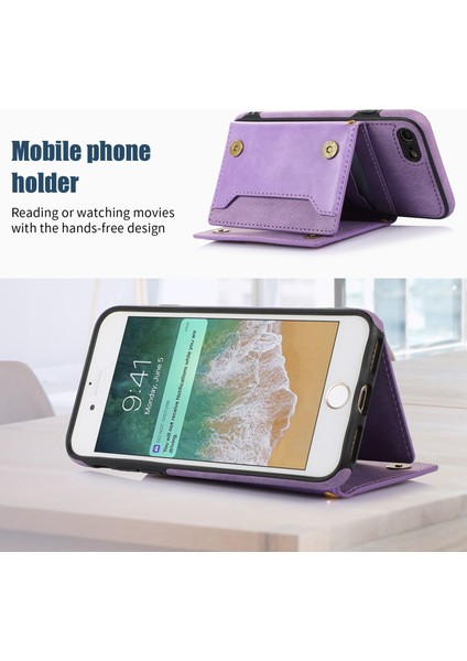 iPhone 6/6s Için Ayarlanabilir Askılı Telefon Kılıfı - Mor (Yurt Dışından) fırsatları