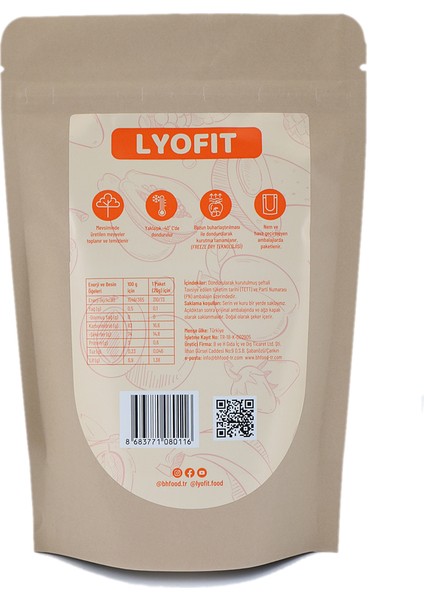 Freeze-Dried Şeftali (20 gr)