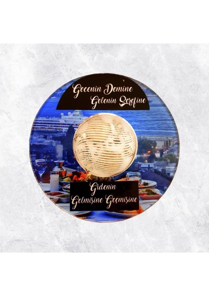 Işıklı Gecenin Demine Gelenin Şerefine Bardak Altlığı fiyatları