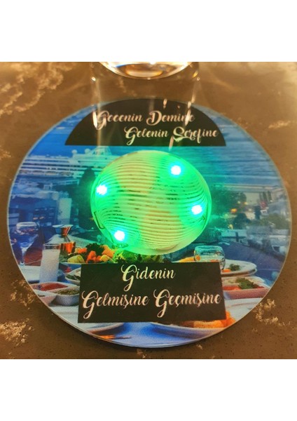 Işıklı Gecenin Demine Gelenin Şerefine Bardak Altlığı indirimleri