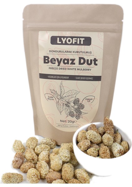 Beyaz Dut (Freeze-Dried) 20 gr