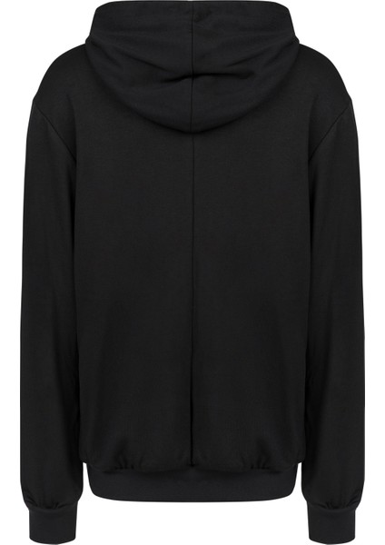 Siyah Modal Fermuarlı Sweatshirt fiyatları