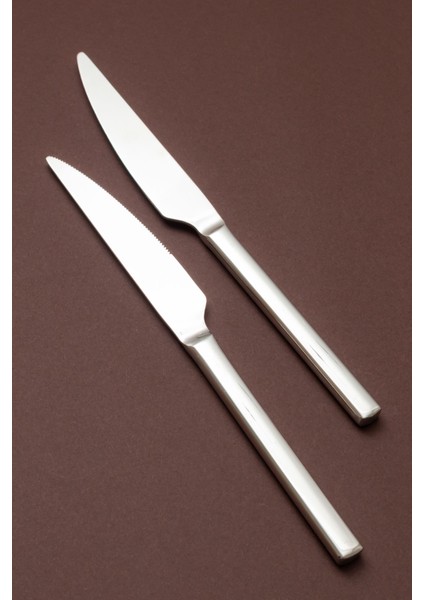 8 mm 2'li Ege Yemek Bıçağı