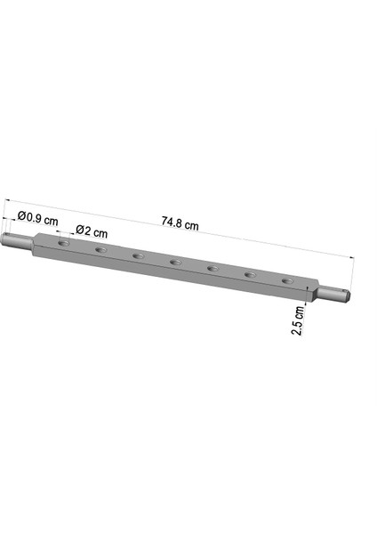 60X25 Çok Delikli Ara Taşıyıcı (Massey Ferguson) (Dypmf-51)