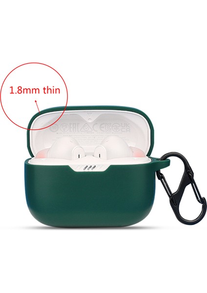Jbl Tune 130NC Tws Için Kablosuz Bluetooth Kulaklık Koruyucu Kılıf - Kırmızı (Yurt Dışından)