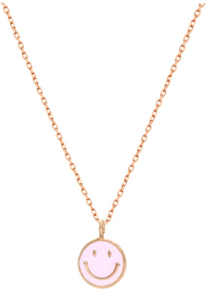 Enamel Smile Kolye