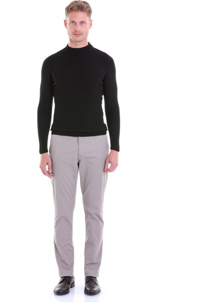 Siyah Regular Fit Düz Balıkçı Yaka Klasik Yün Triko Kazak fırsatları