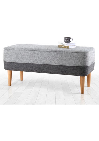 Lorence Home Randler Bench Puf - Gri