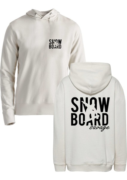 Snowboard Savage Ekru Sweatshirt