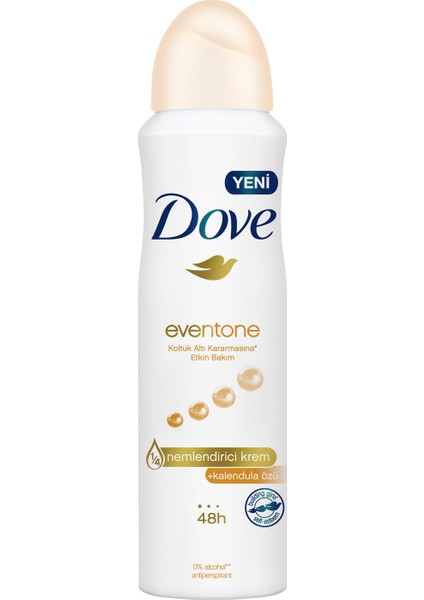 Eventone Kadın Sprey Deodorant Kalendula Özü Koltuk Altı Kararmasına Etkin Bakım 150 ml