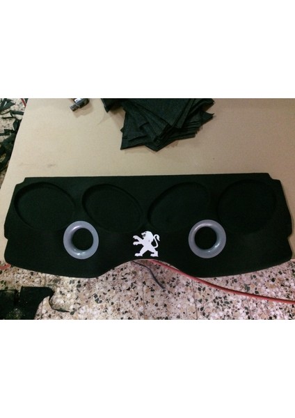 Basım Pegugeot 207 Pandizot Polyesterli 4 Lü Oval Polyester 2 Portlu Kabartmalı**