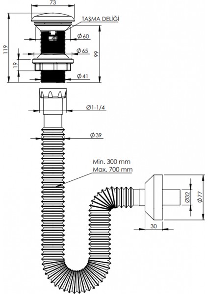 Pop-Up Körüklü Sifon fiyatları