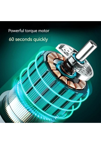 Çırpıcı Mini Mixer Kahve Süt Şarj Edilebilir Yumurta Köpürtücü (Yurt Dışından)