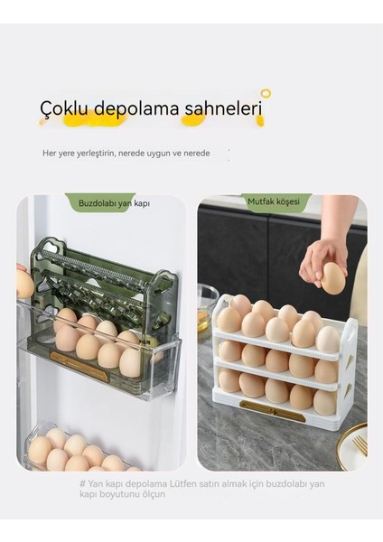 Ev Yumurta Saklama Kutusu Mutfak Yumurta Tepsisi (Yurt Dışından)