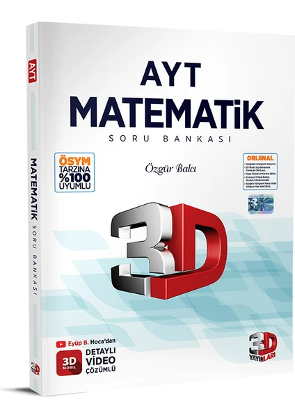 3D Yayınları YKS AYT Matematik Soru Bankası