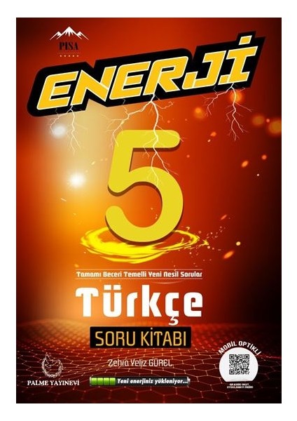 Palme Yayıncılık 5. Sınıf Enerji Serisi Türkçe Soru Kitabı