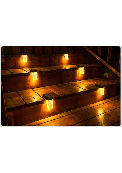 Yeni Stil Güneş Işığı Dış Koridor Merdiven Lambası Açık Su Geçirmez Avlu Çit Dekoratif LED Duvar Lambası (2pcs Paket) (Yurt Dışından) modelleri