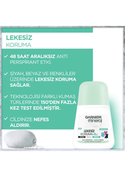 5'li Mineral Lekesiz Koruma Roll-On Deodorant Seti