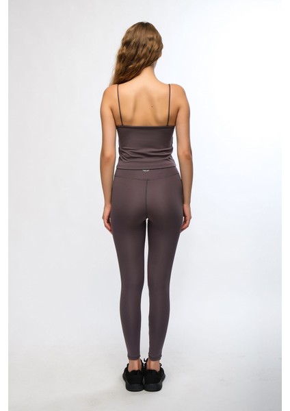 Antrasit Kadın Askılı Crop Top - Lones indirimleri