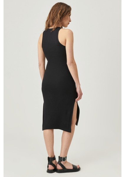 Skinny Fit %100 Pamuk Kolsuz Elbise indirimleri